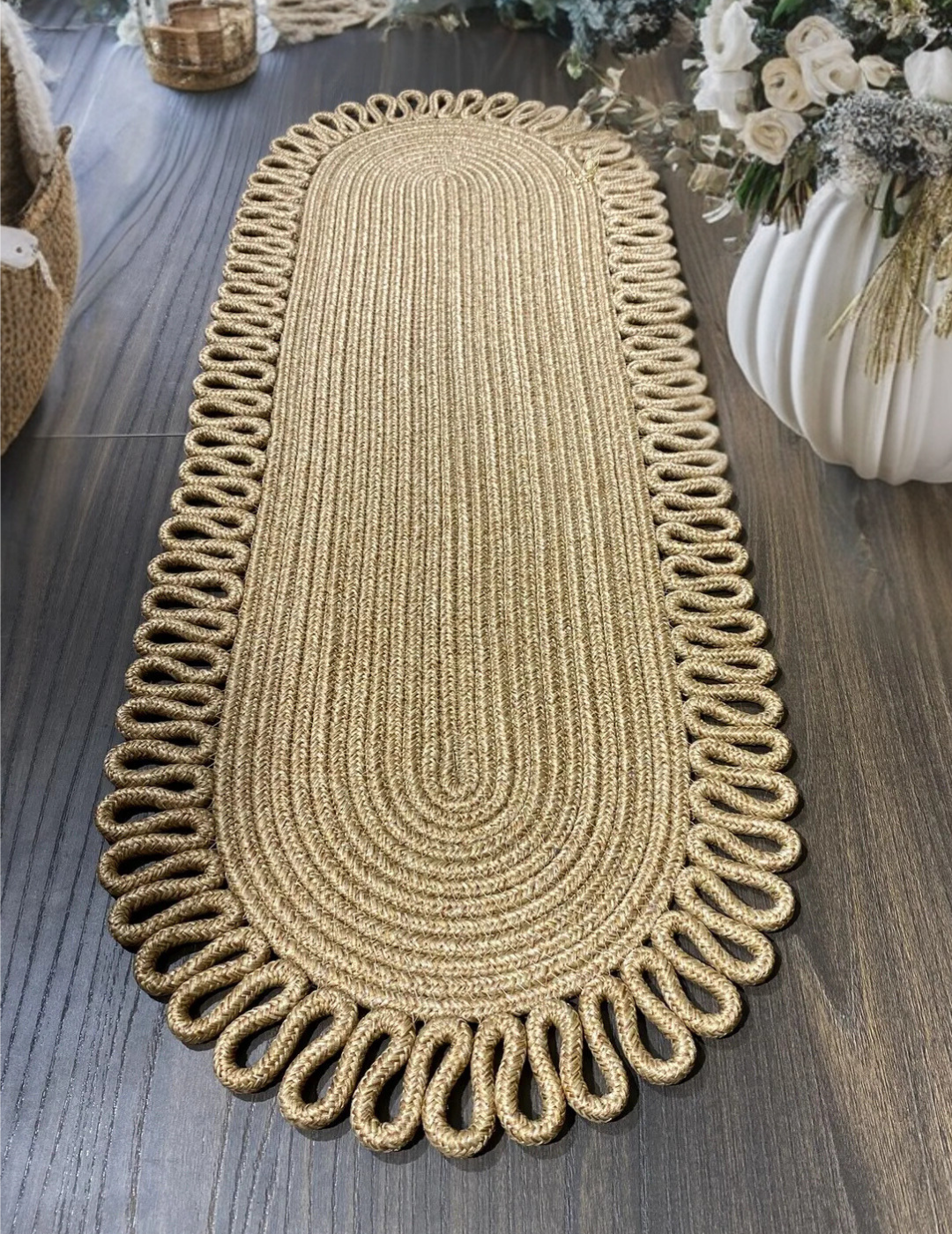 Bohem Dekoratif Runner / Masa Örtüsü