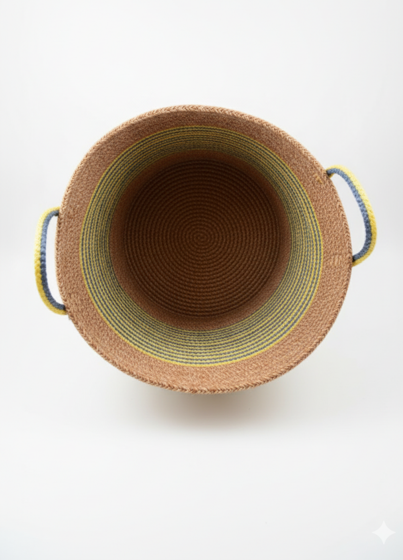 Handmade Jute Team Basket | Decorative and Multi-Purpose Storage Basket in Fan Colors