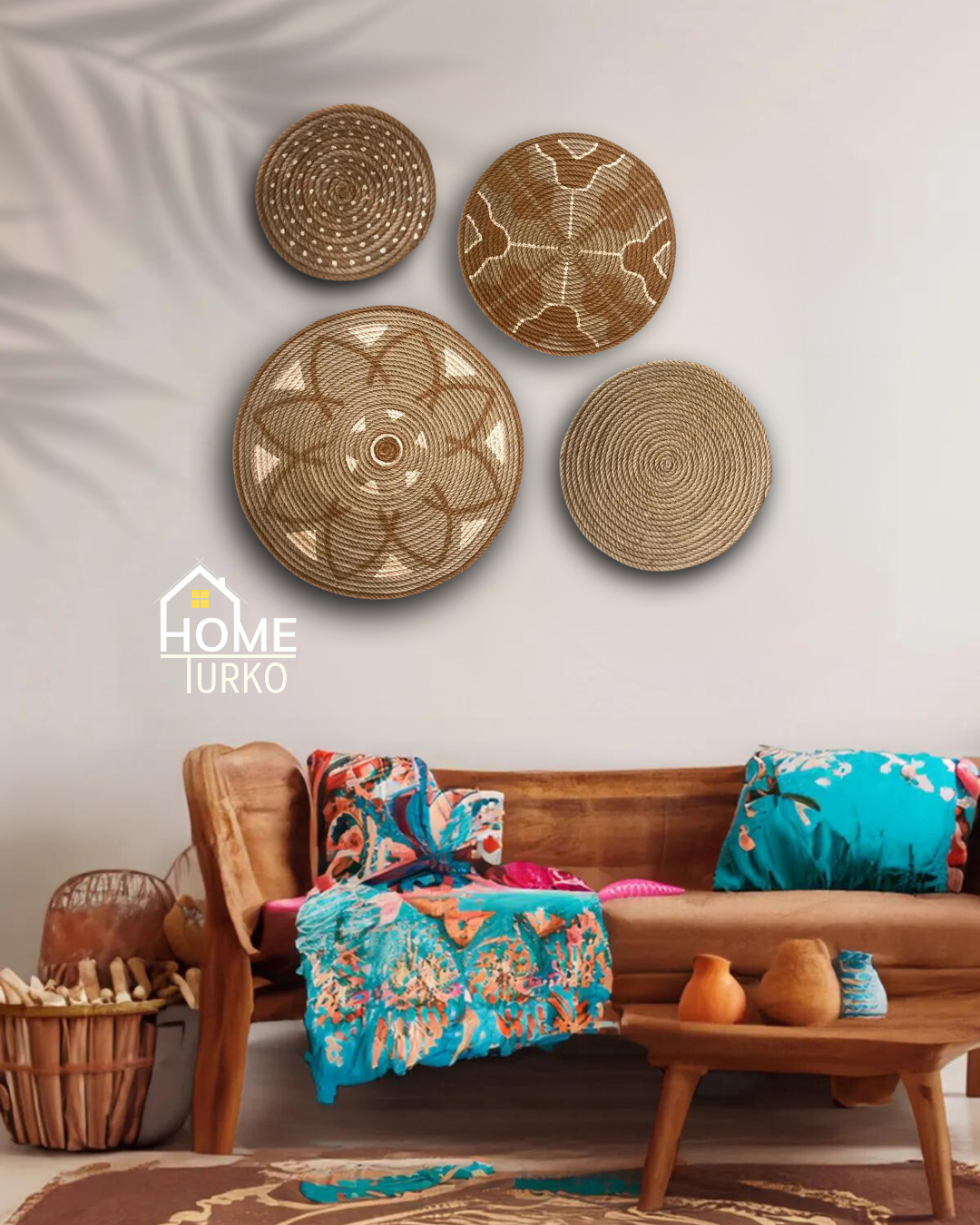 Four Bohemian Wall Decorations
