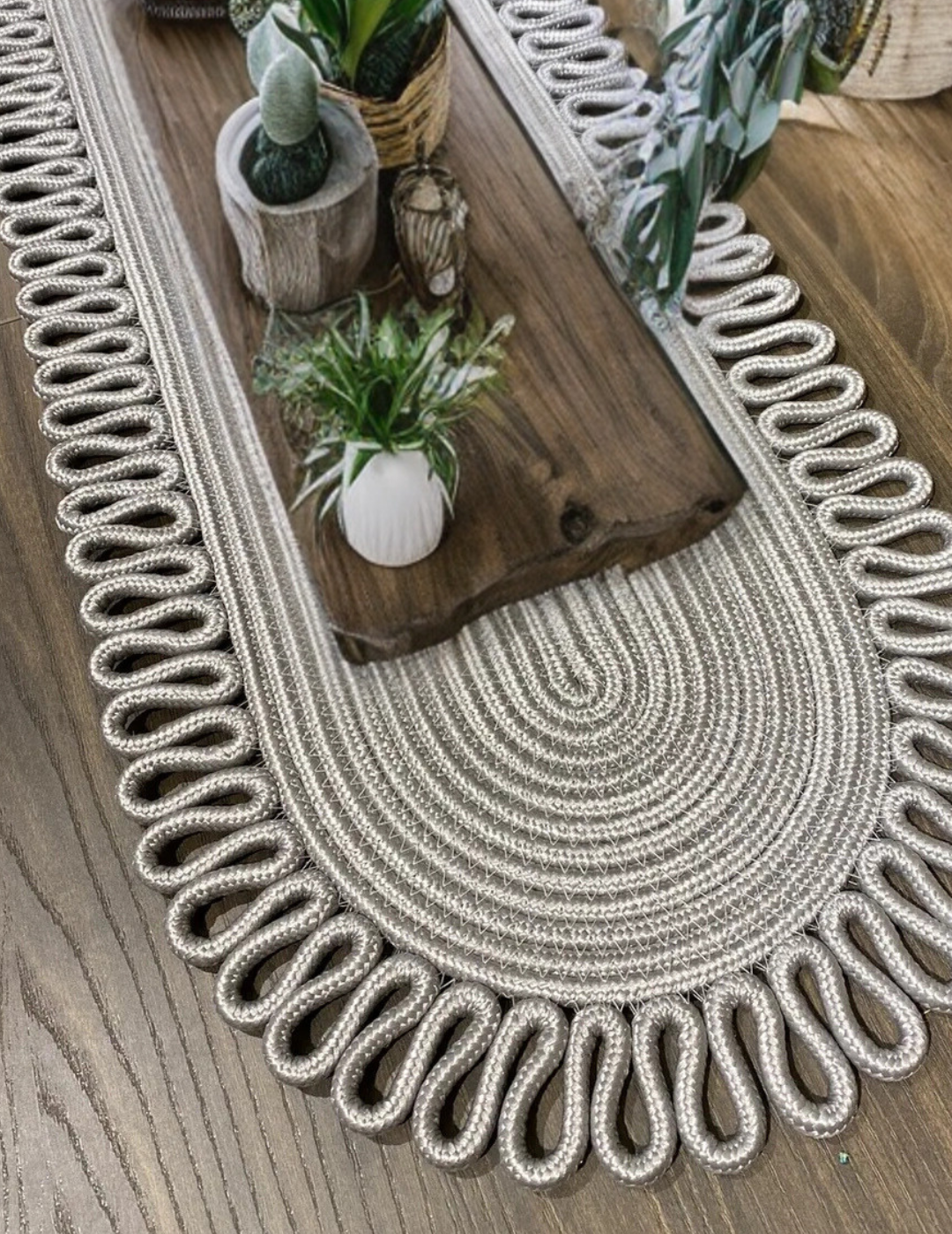 Bohem Dekoratif Runner / Masa Örtüsü