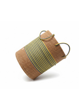 Handmade Jute Team Basket | Decorative and Multi-Purpose Storage Basket in Fan Colors