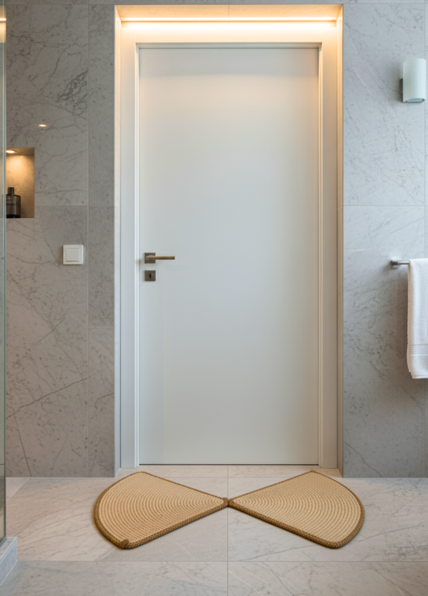 NatureLuxe Jute Toilet Seat Mat