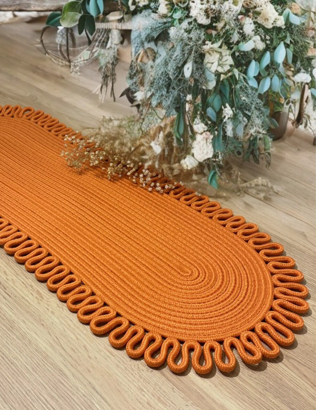 Bohem Dekoratif Runner / Masa Örtüsü