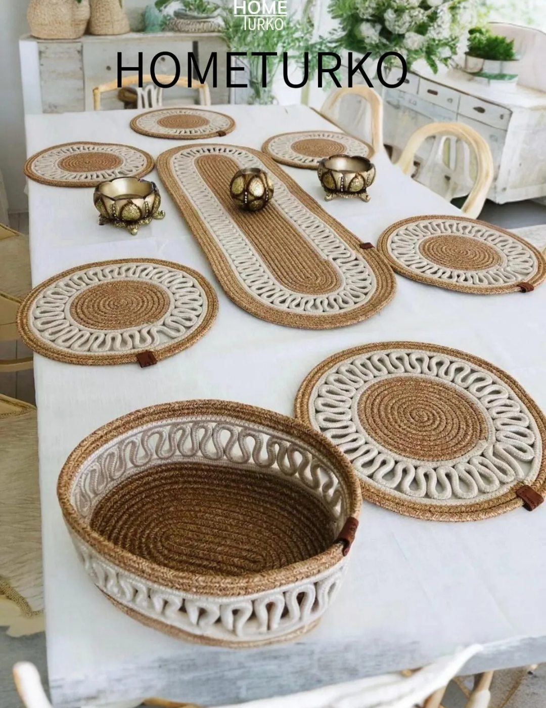 Yemek Masası Sunum Takımı 8'li Set