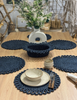Patterned Placemat / Plate Mat with Basket
