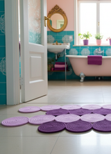 EcoWeave Jute Doormat Natural Boho Style Entrance Rug Bathroom Mat