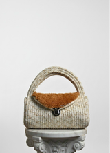 Elegant Handbag and Clutch Bag with Jute Hand Embroidery Details