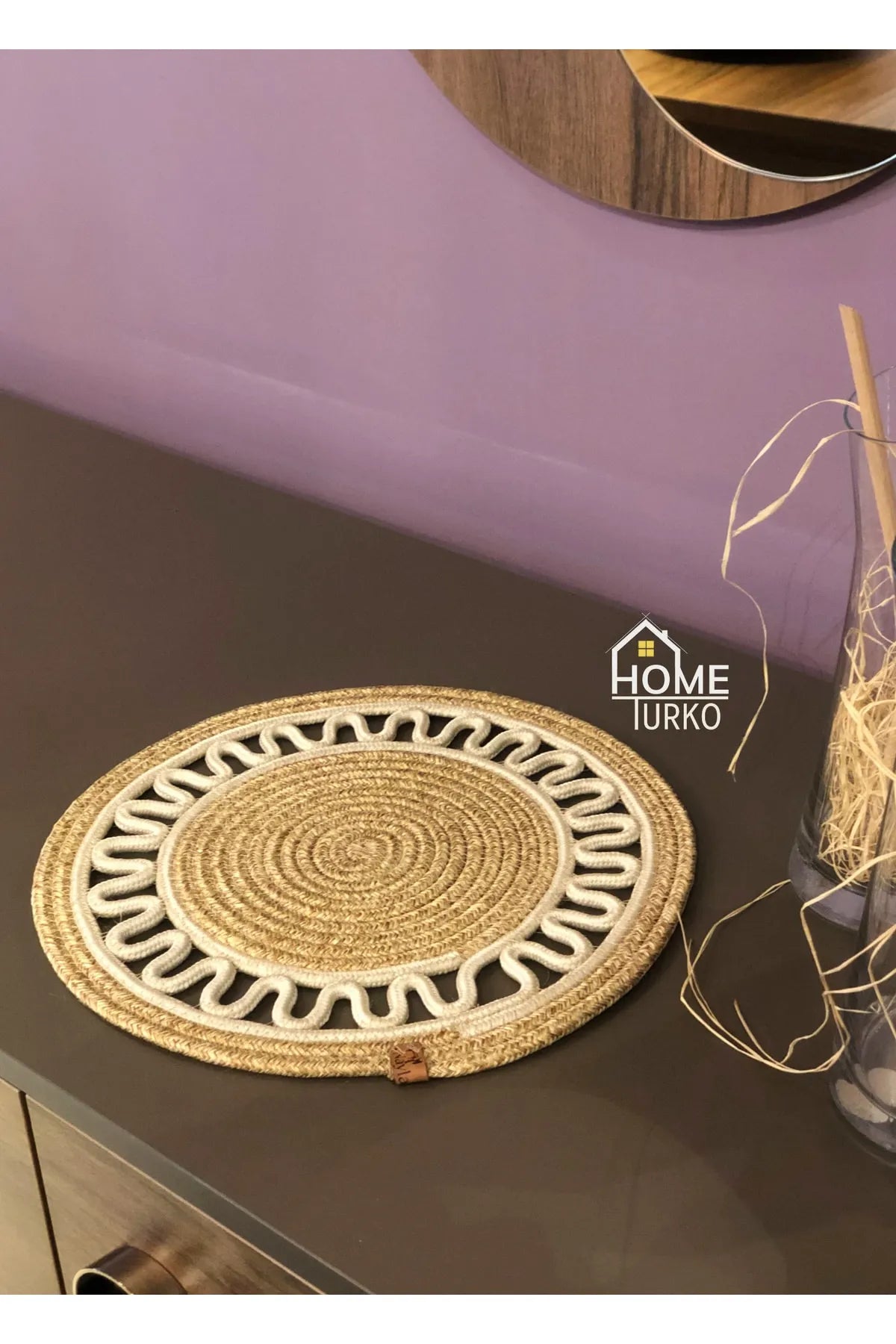 Bohem Desenli Supla Tabak Altlığı