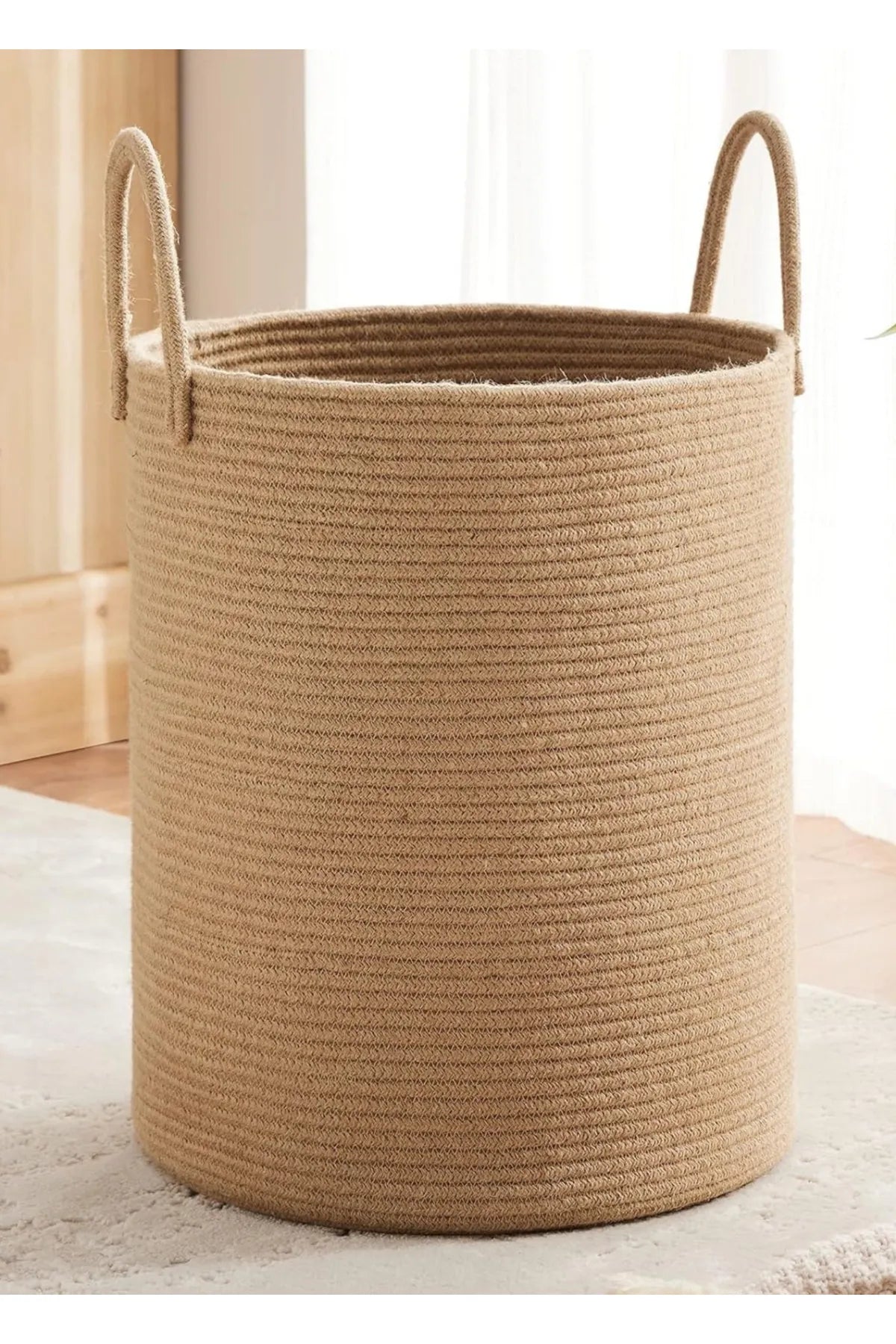 Bohem Kulplu Çamaşır Sepeti / Düzenleyici