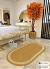 Jute Bohemian Carpet & Rug & Mat