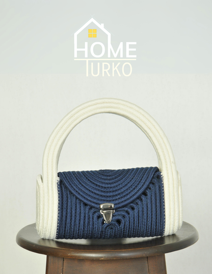 Mini Jüt Hasır Portföy Clutch