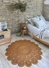 Fituristik Jüt Desenli Boho Kilim