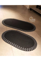 2'li Oval Banyo Paspas Takımı