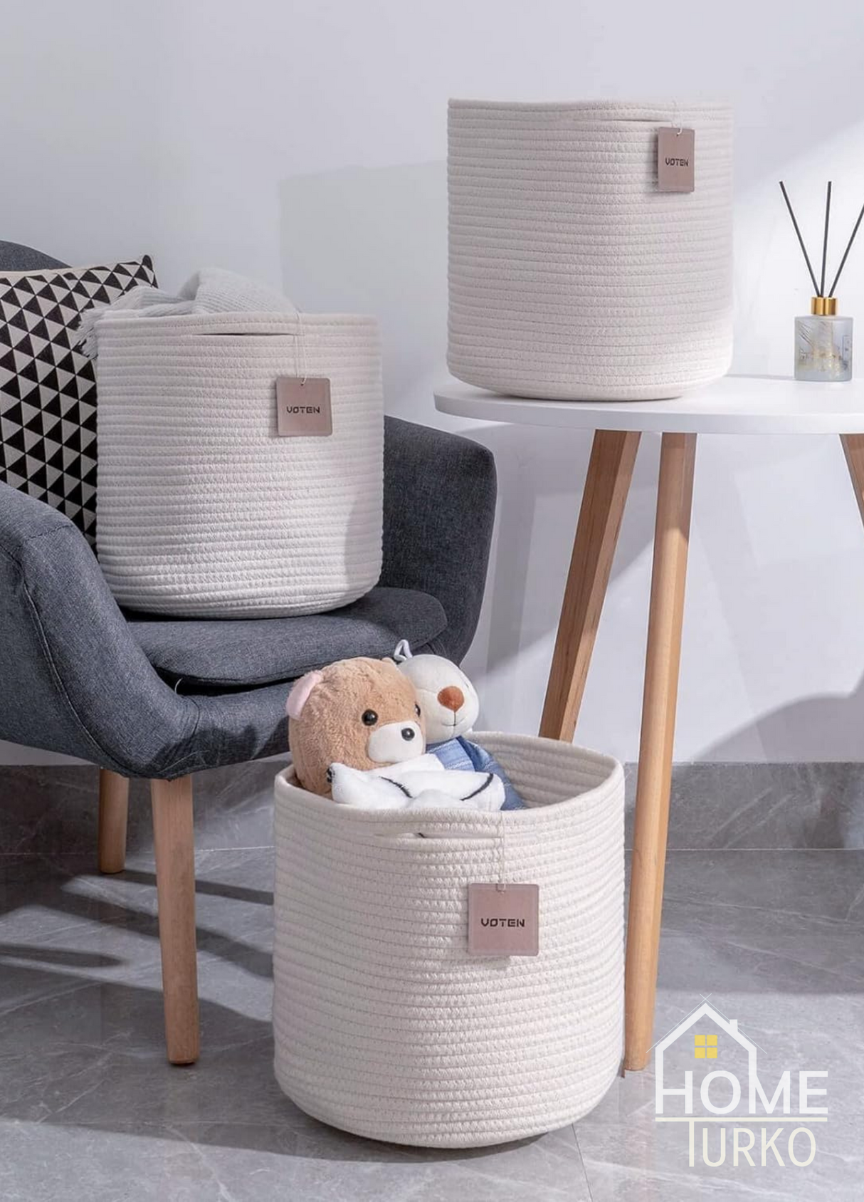 3'lü Saksı / Sepet Takımı