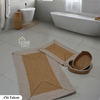 Boho Square Bathroom Mat Set