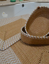 Boho Kare Banyo Paspas Takımı