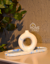 Double Bohemian Figurine and Ornamental Vase