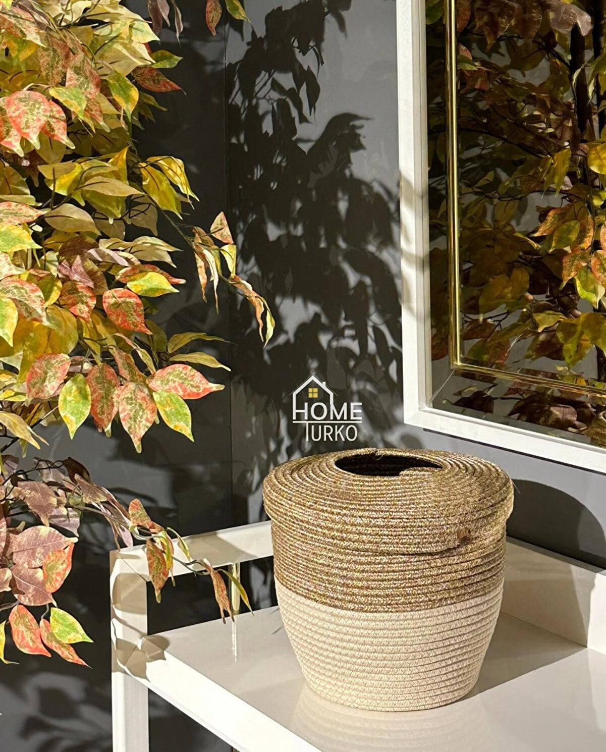 Bohem Çöp Sepeti Düzenleyici Sepet