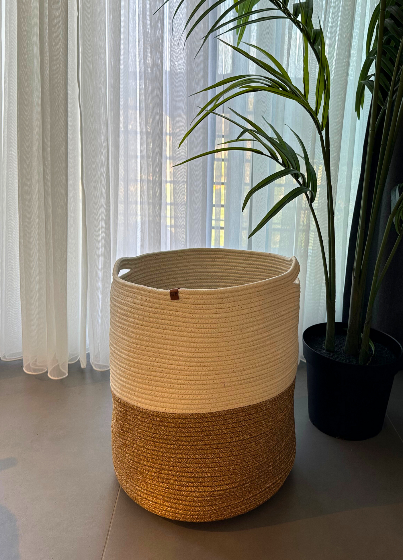 Bohemian Laundry Basket Organizer 