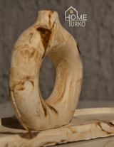 Double Bohemian Figurine and Ornamental Vase