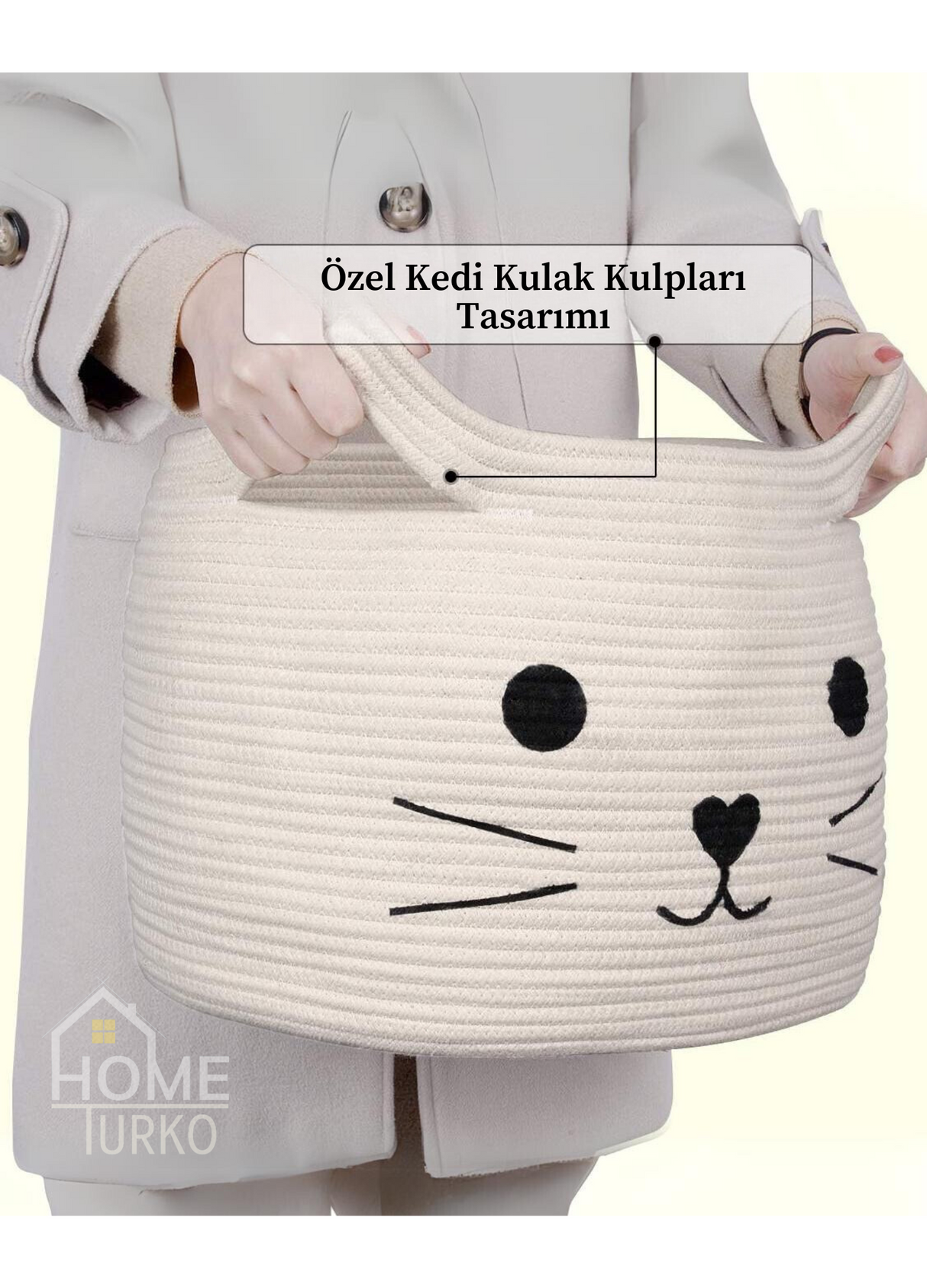 Bohem Çocuk Odası Oyuncak Sepeti