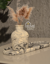 Double Bohemian Figurine and Ornamental Vase