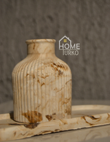 Double Bohemian Figurine and Ornamental Vase