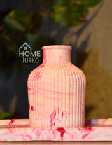 Double Bohemian Figurine and Ornamental Vase