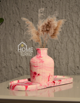 Double Bohemian Figurine and Ornamental Vase