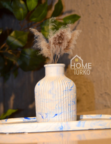 Double Bohemian Figurine and Ornamental Vase