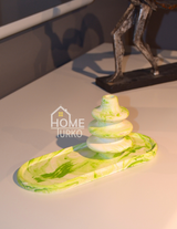 Double Bohemian Figurine and Ornamental Vase