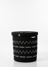 MonoCraft Jute Modern Touch, Handmade Knitted Large Volume Baskets with Lids