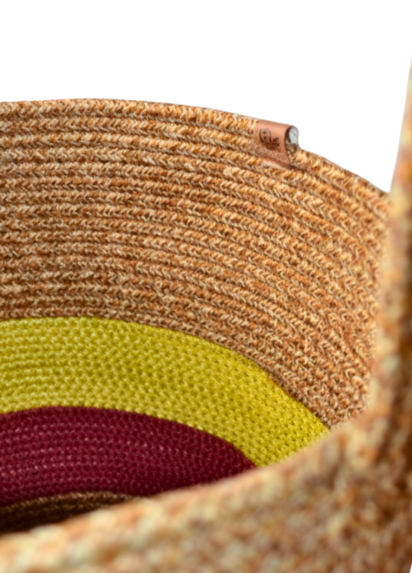 Handmade Jute Team Basket | Decorative and Multi-Purpose Storage Basket in Fan Colors