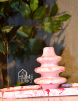 Double Bohemian Figurine and Ornamental Vase