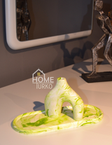 Double Bohemian Figurine and Ornamental Vase