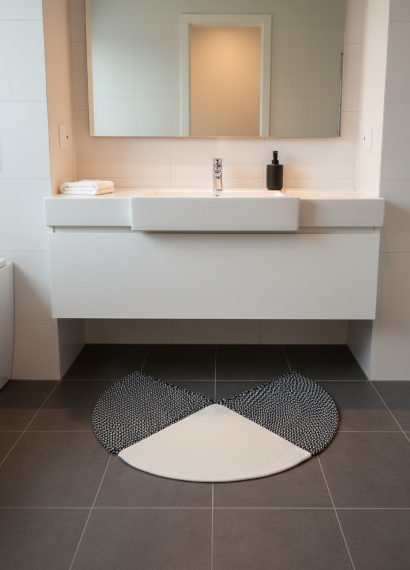 Nordic Weave Bathroom Mat Shower Cabin Doormat