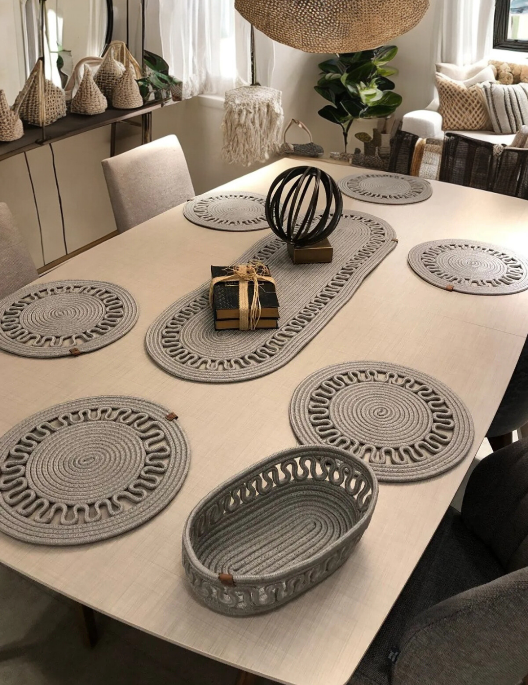 Yemek Masası Sunum Takımı 8'li Set
