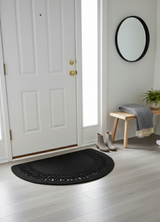 HomeAura Natural Jute Pattern Detailed Doormat