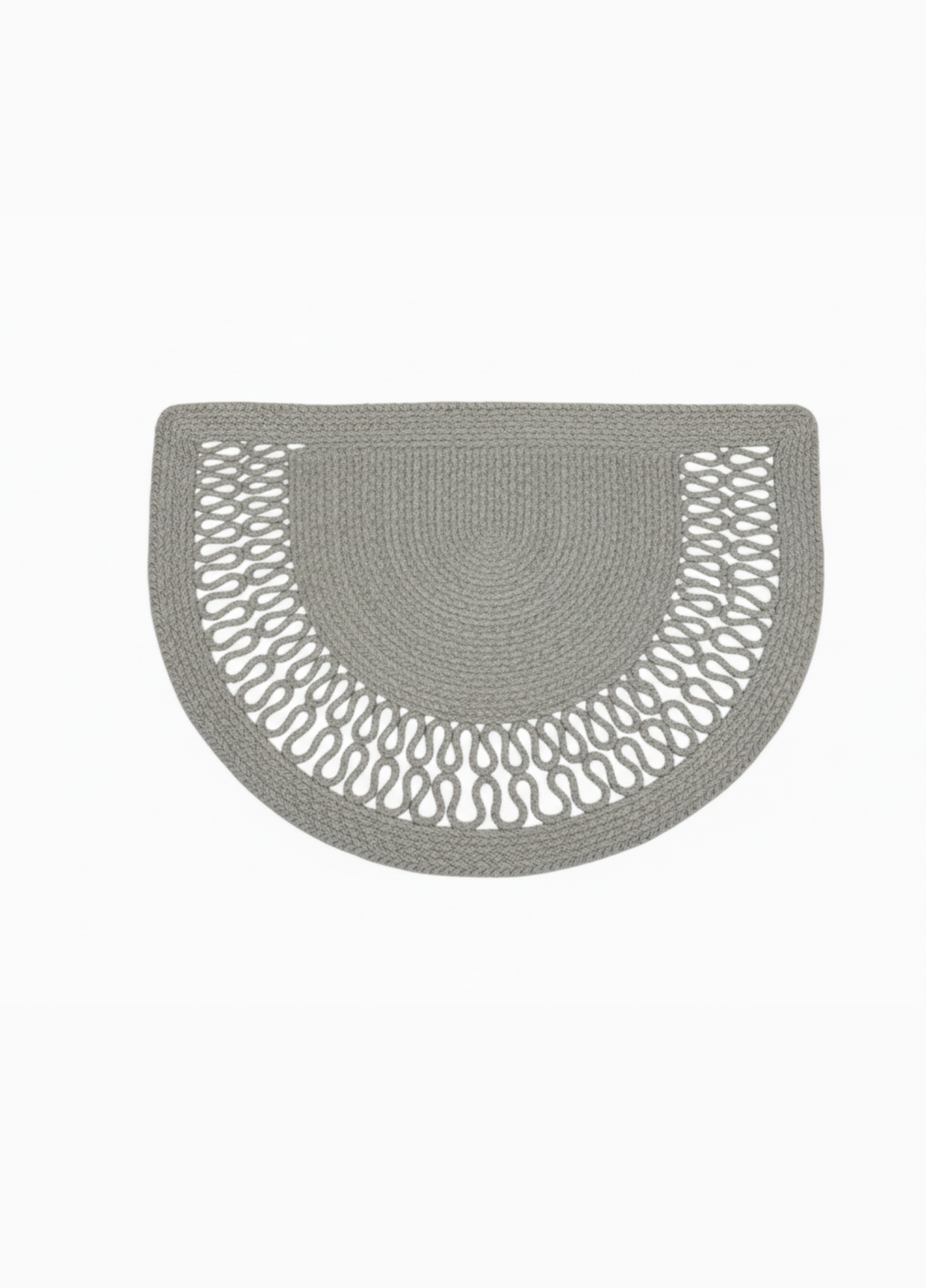 HomeAura Natural Jute Pattern Detailed Doormat