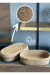 2'li Oval Kapaklı / Kapaksız Sepet Takımı