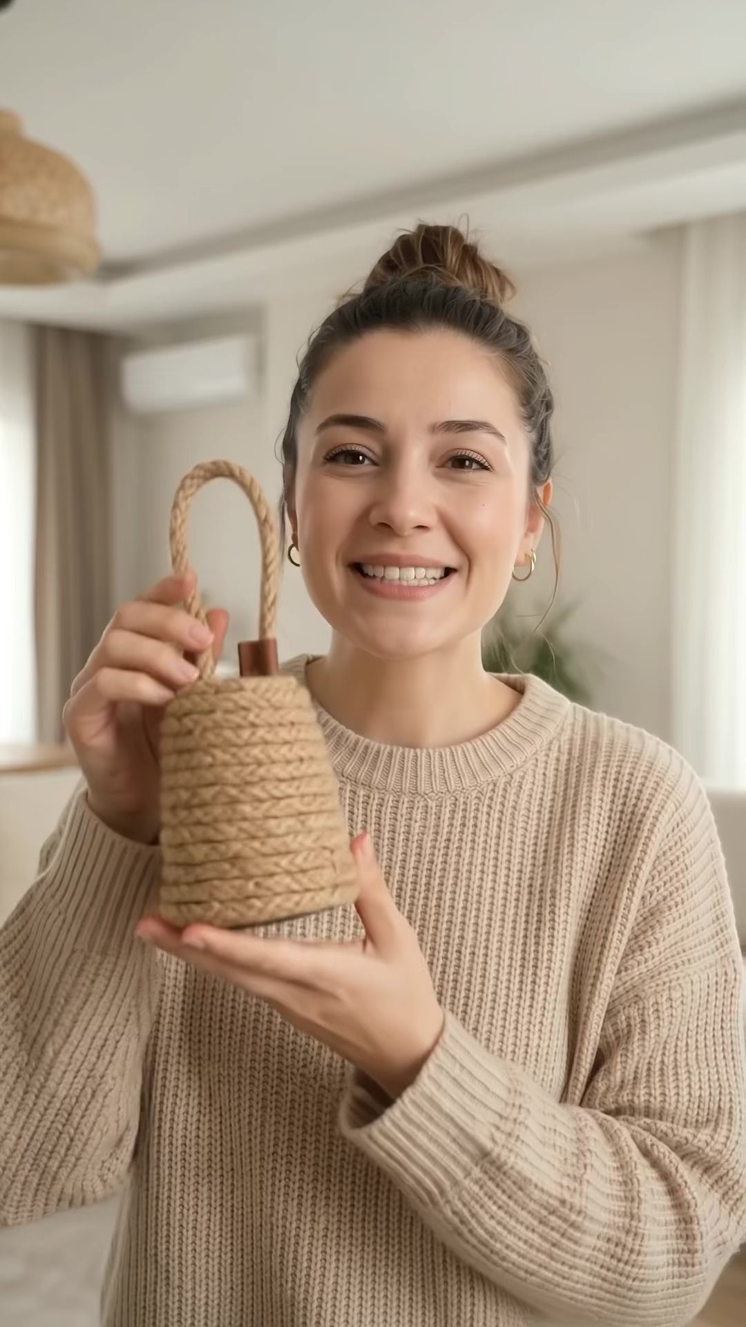 Natura Stop Jute Rope Door Stopper-Decor