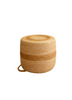 Boho Terra Modern Jute Pouf